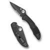 Spyderco Delica 4 Black Blade