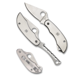 Spyderco Clipitool Plain & Serrated Blade