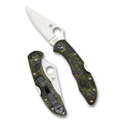 Spyderco Delica 4 Zome Green Fällkniv