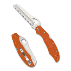 Spyderco Byrd Cara Cara 2 Rescue Orange