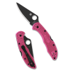 Spyderco Delica 4 FRN Pink Black