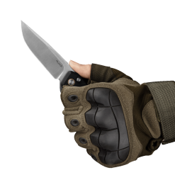 Ruike P873-MB Micarta Button Lock