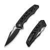 Anaaki Black Civivi Fällkniv Button lock
