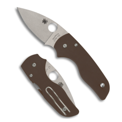 Spyderco Lil' Native Brown Sprint run